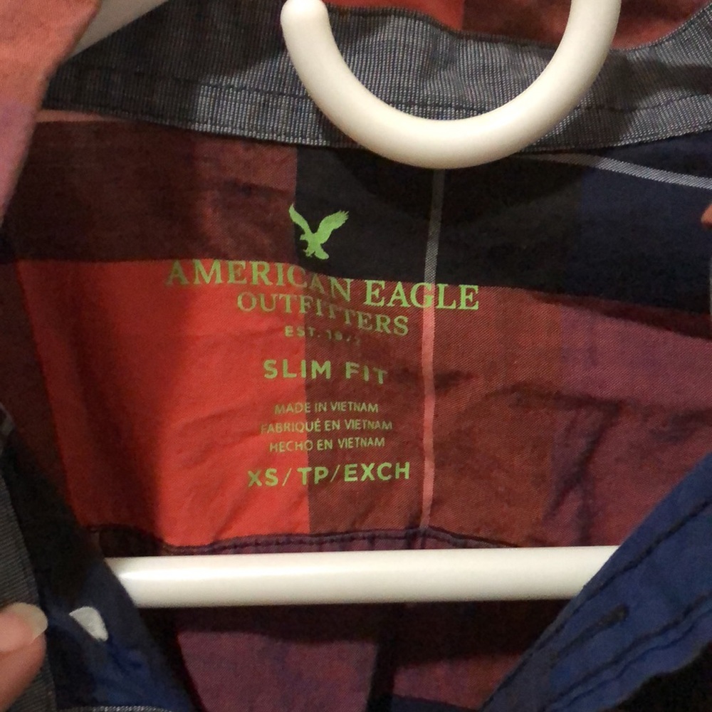 American Eagle Short Sleeve Button Down - Picture 2 of 2
